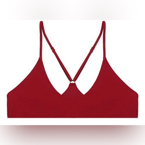 stripsky Other - Stripsky Strappy Racerback Swimsuit Top - Size M - Red Wine​​